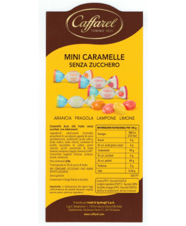 250g - Caffarel - Mini Caramelle Frutta Senza Zucchero