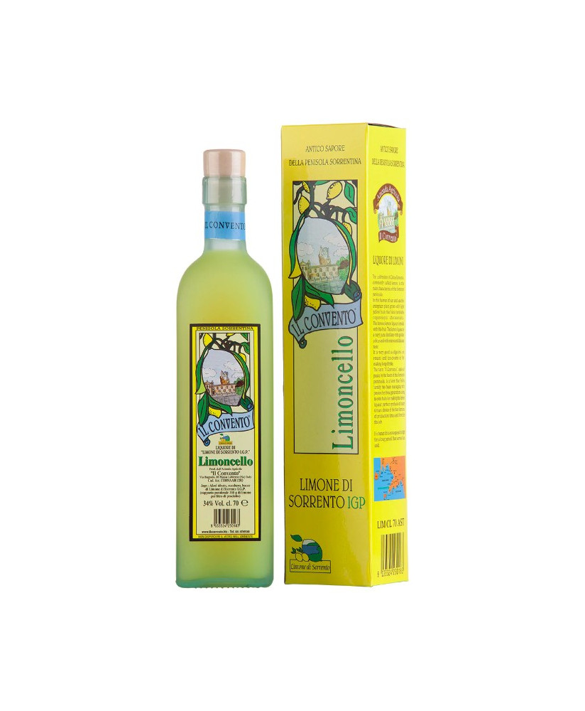 Il Convento - Limoncello di Sorrento IGP - Astucciato - 70cl