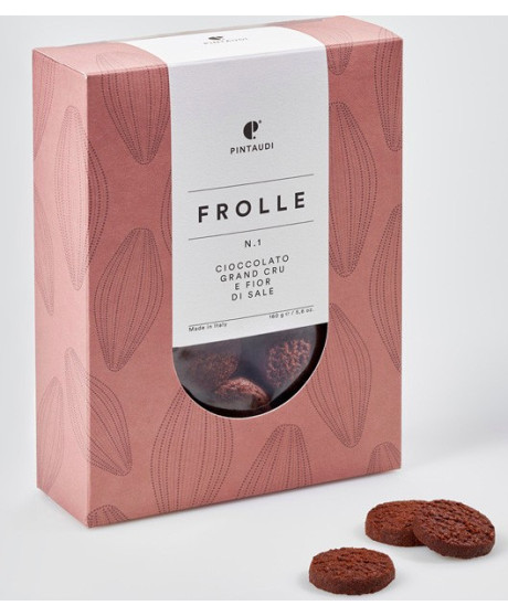 Pintaudi - Frolle n. 1 - Gran cru chocolate and fleur de sel - 160g Pintaudi - Frolle n. 1 - Gran cru chocolate and fleur de sel - 160g