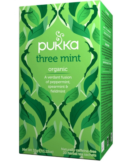 Pukka Herbs - Three Mint - 20 sachets - 32g