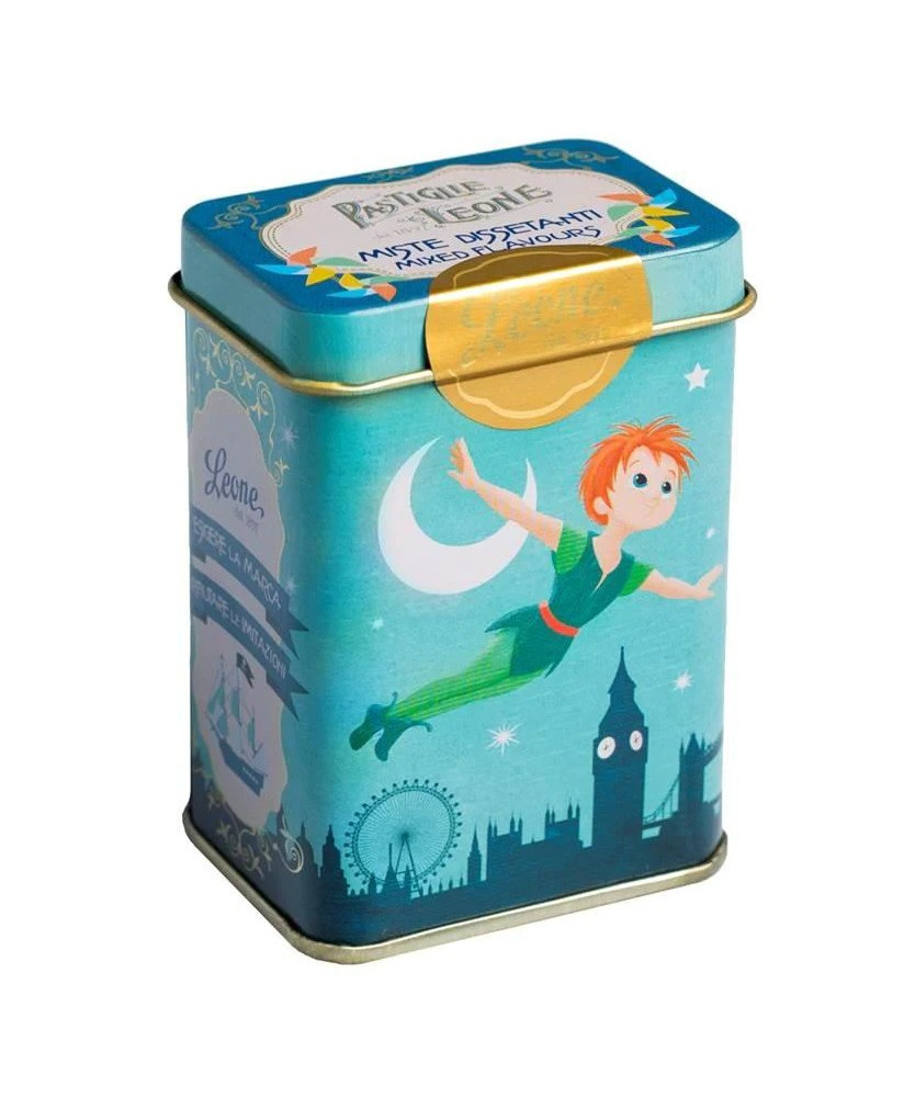 Pastiglie Leone - Pastiglie miste dissetanti - Latta Peter Pan - 45g
