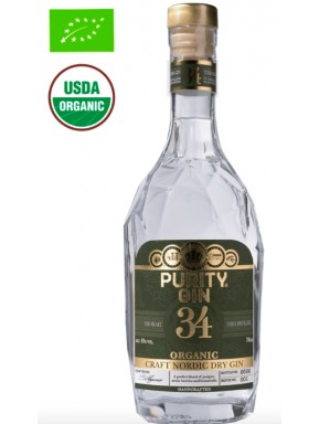 Purity - 34 - Craft Nordic Organic Dry Gin  - 70cl