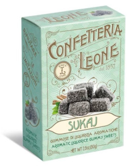 Pastiglie Leone - Sukaj - Liquorice Gummy candies - 80g