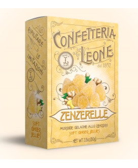 Pastiglie Leone - Zenzerelle - Gelatine allo zenzero - 80g