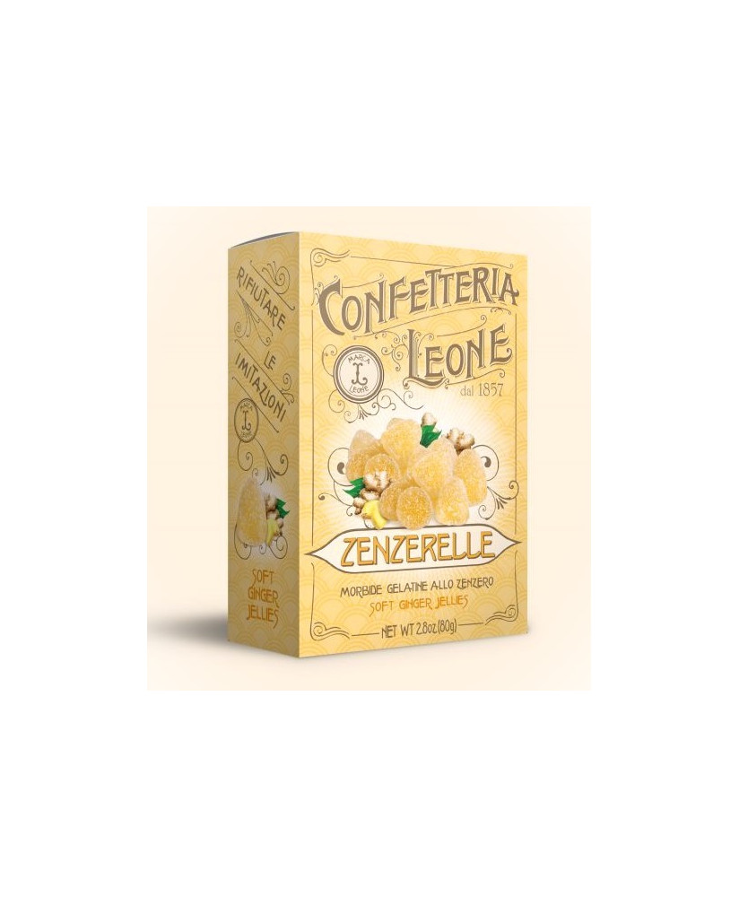 Pastiglie Leone - Zenzerelle - Gelatine allo zenzero - 80g