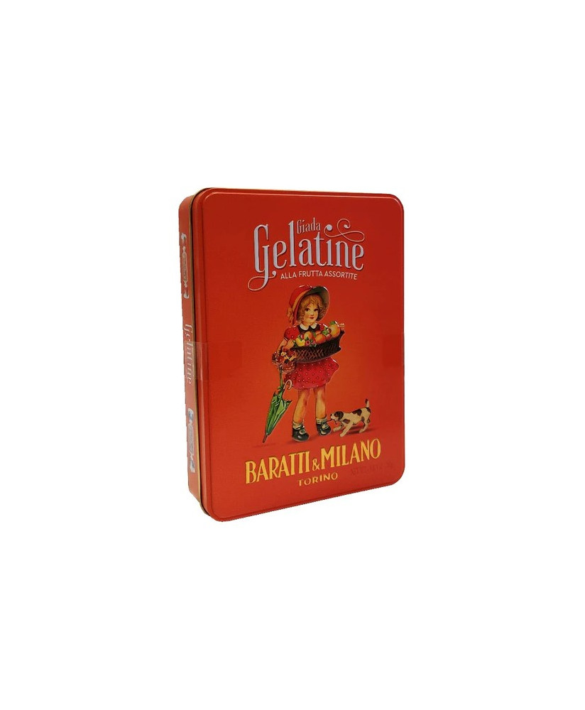 Baratti - Gelatine di Frutta - Latta Storica Arancione - 280g