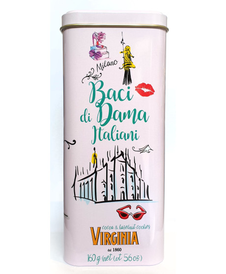 Virginia - Baci di Dama - Italia tin Box - 140g Virginia - Baci di Dama - Italia tin Box - 140g