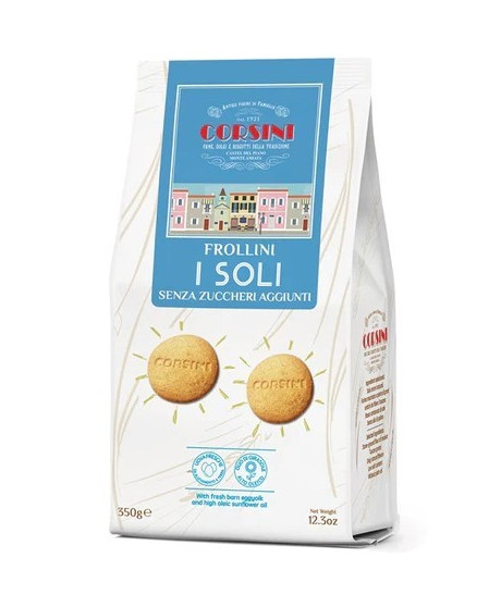 Corsini - Biscotti "I Soli" Senza Zucchero - 350gr