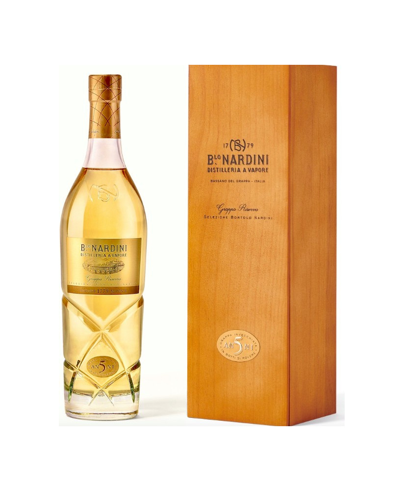 Nardini - Grappa Riserva 5 Anni - Cofanetto di Legno - 70cl