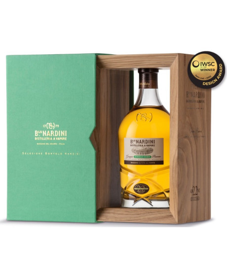 Nardini - Grappa Reserve 22 Years - Single Cask - Bortolo Nardini Selection - Wood Gift Box - 70cl