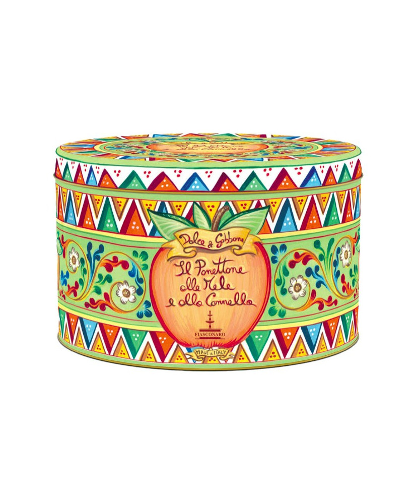 Fiasconaro - Dolce & Gabbana - Panettone Mela e Cannella - Novità - 1000g