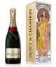 Moët & Chandon - Brut Imperiale - Limited Edition - Alphonse Mucha - Red - Champagne - 75cl