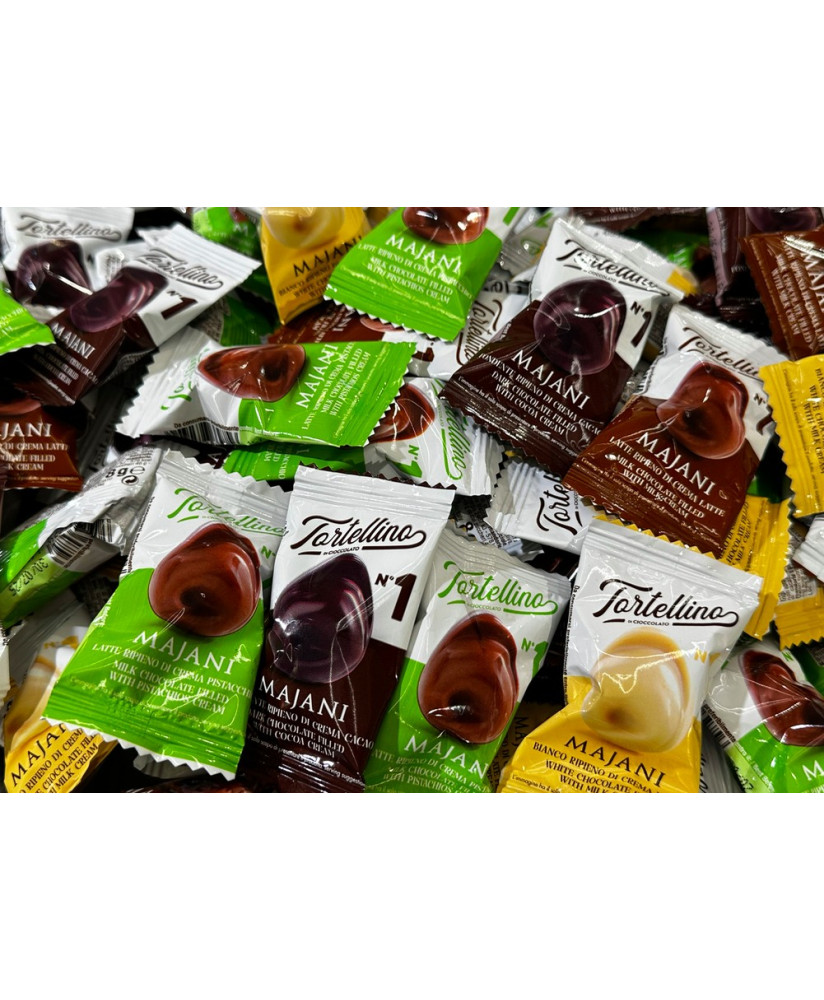 Vendita online Tortellini assortiti Majani Bologna a €30.00 al Kg. Shop on-line tortellino Majani ripieno.