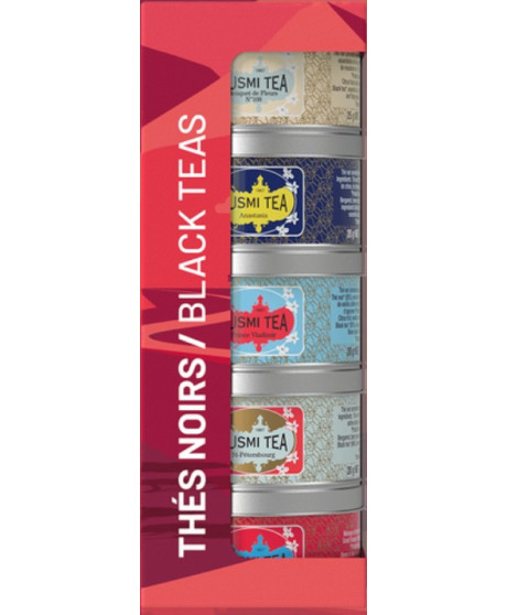 Kusmi Tea - SELEZIONE "BLACK TEAS BIO" - 5 X 20g