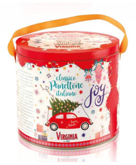 Virginia - Panettone alto Tradizionale - Scatola di Latta - 750g