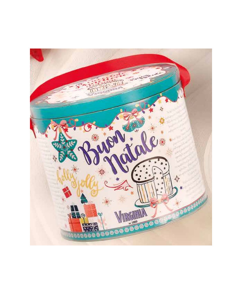 Virginia - Panettone alto Tradizionale - Scatola di Latta - 750g