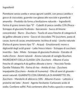 Galup - Panettone Pesca, Amaretto e Cioccolato - 750g