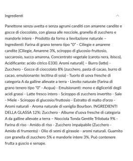 Galup - Panettone Pesca, Amaretto e Cioccolato - 750g