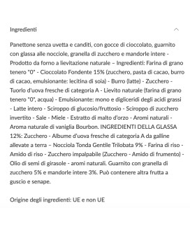 Galup - Panettone Pesca, Amaretto e Cioccolato - 750g
