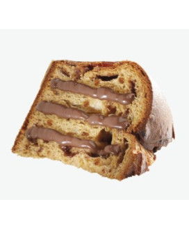 Filippi - Panettone al Gianduia con crema al gianduia da spalmare - 1000g 