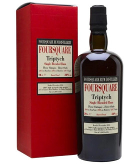 Foursquare - Triptych - Single Blended Rum - Barrel Proof 56% vol - 70cl