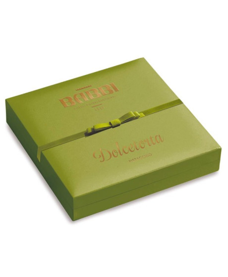 Babbi - Dolcetorta Pistachio - Wafers Cake Covered with Milk Chocolate - 250g