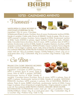 Babbi -  Calendario dell Avvento - 318g