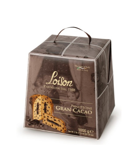 Vendita online panettoni artigianali Loison di Costabissara (Vi). Shop online panettone Gran Cacao astucciato con gocce e crema Vendita online panettoni artigianali Loison di Costabissara (Vi). Shop online panettone Gran Cacao astucciato con gocce e crema