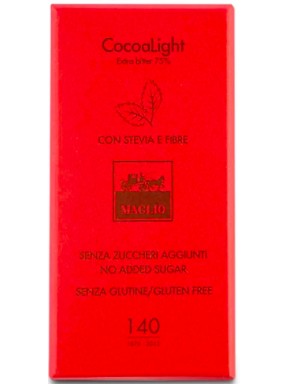 Maglio - Tavoletta Cocoalight - cioccolato fondente con Stevia - 100g