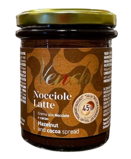 Venchi - Crema spalmabile latte e nocciole - 200g