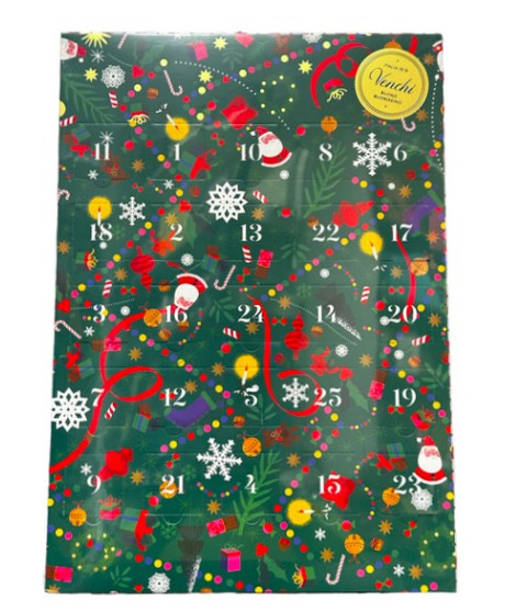 Vendita online Calendario d'Avvento con cioccolatini Venchi al miglior prezzo. Senza Glutine. Natale 2017 