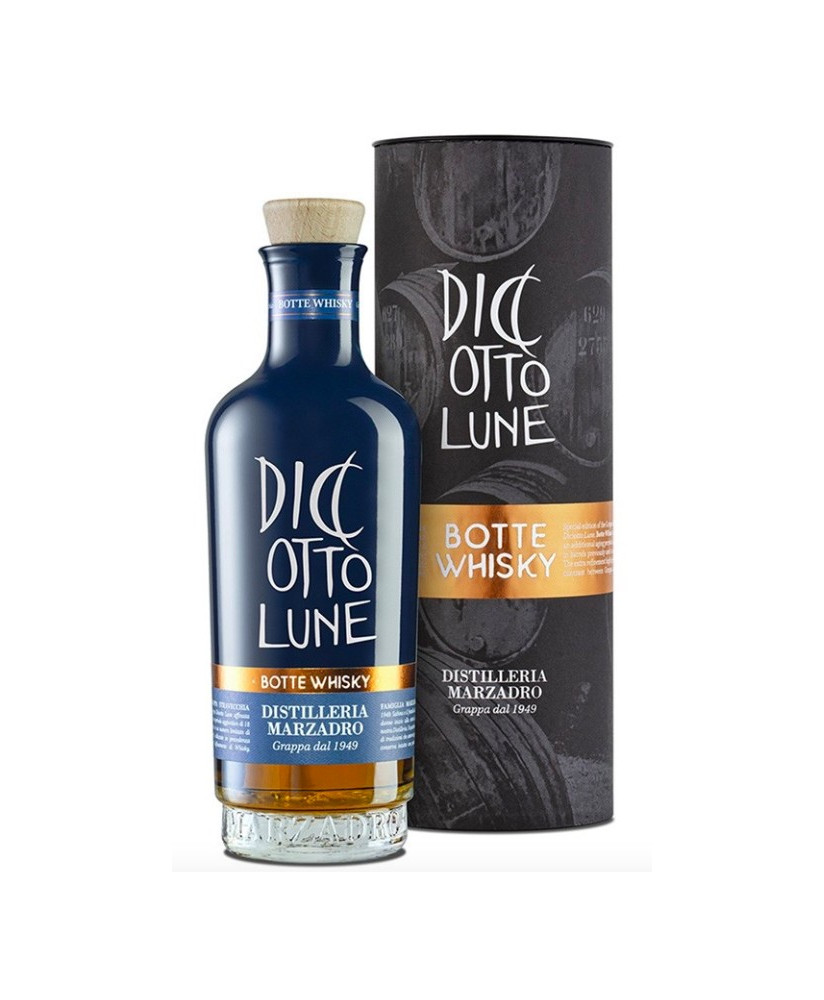 Marzadro - Le Diciotto Lune - Grappa Riserva Botte Whisky - Astucciata - 50cl