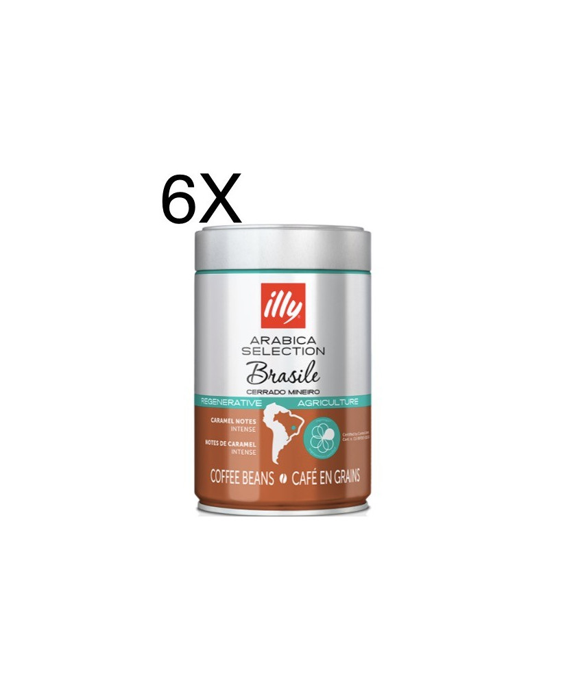 (3 PACKS X 250g) ILLY - Arabica Selection Brazil Cerrado Mineiro coffee beans - 250g
