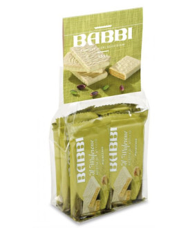Babbi - Gran Waferino - Sacchetto Dolci Pensieri - Pistacchio - 8 pezzi - 160g