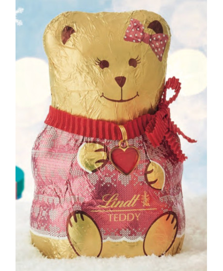 Lindt - Female Teddy Bear - Milk Chocolate - 100g