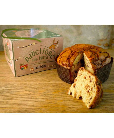 Baladin - Panettone alla Birra - without candies - 1000g