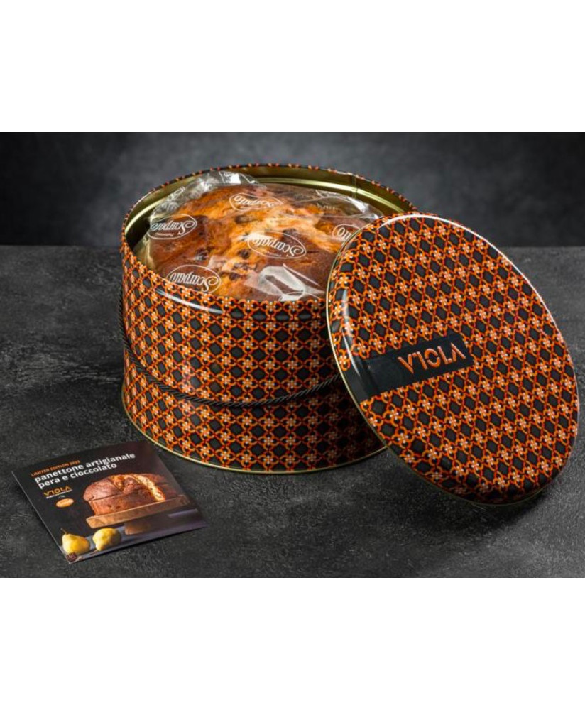 Scarpato - Panettone Craft with beer "Viola" - Pear and Chocolate - 1000g