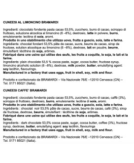 Bramardi - Cuneesi con Meringhetta - 100g
