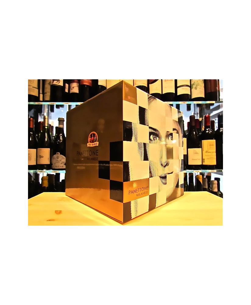 Vendita online panettoni Le Tre Marie edizione limitata con scatola regalo "Milano". Shop on line panettone classico milanese co