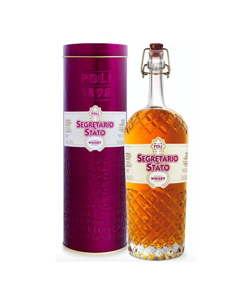 Poli - Segretario di Stato - Whisky Pure Malt - 5 Years - Amarone Wine Wood finish - 70cl