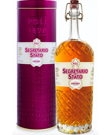 Poli - Segretario di Stato - Whisky Pure Malt - 5 Anni - Affinato in botti di Amarone - 70cl