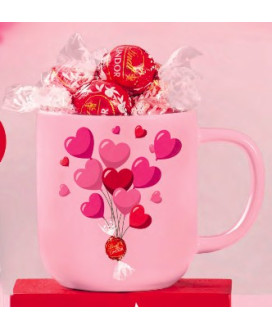 Vendita online Tazza in ceramica Lindt regalo San Valentino cioccolatini Lindor. Shop confezioni Lindt 14 Febbraio