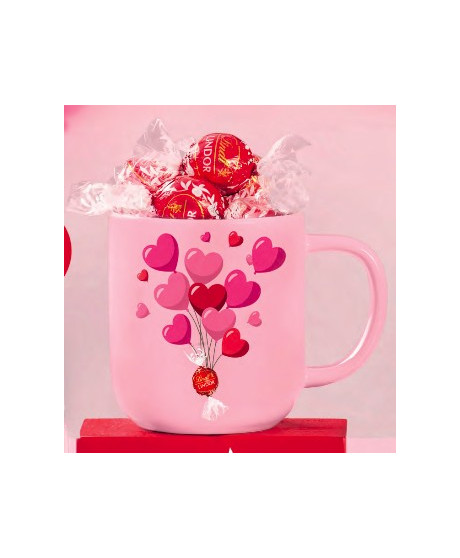 Online sales Ceramic cup Lindt Lindor chocolates Valentine gift. Shop packs Lindt February 14 Online sales Ceramic cup Lindt Lindor chocolates Valentine gift. Shop packs Lindt February 14