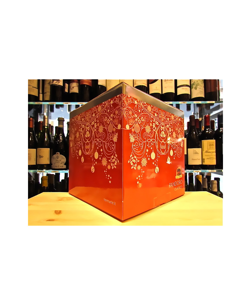 Vendita online pandoro Le Tre Marie edizione limitata con scatola regalo natalizia "Sguardo Contemporaneo". Shop on line pandoro