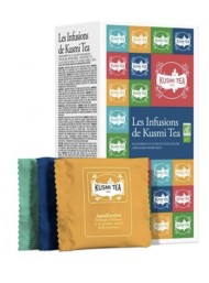Kusmi - Cofanetto Kusmi Tea Herbal Teas bio Tisane biologiche, tiglio, ibisco, rooibos - 24 bustine - 48g