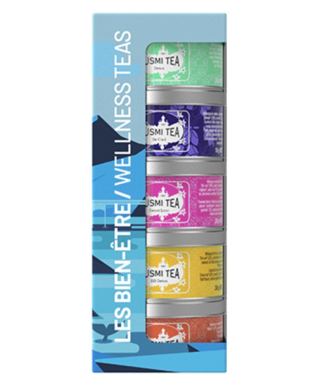 Vendita online selezione Tè Kusmi Benessere. Wellness te. Tea in foglie. Tè Francese di qualità in scatola. Shop on-line Kusmi