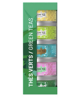 Kusmi Tea - GREEN TEAS ASSORTMENT - ORGANIC - 5 X 20g