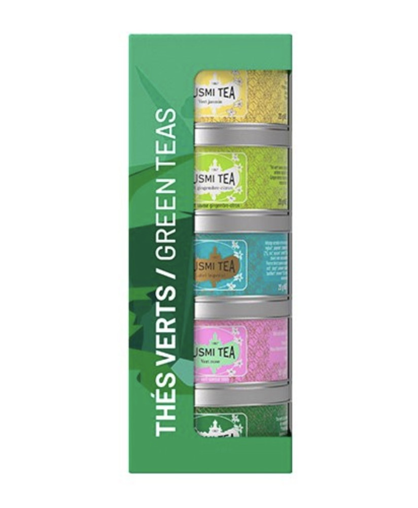 Kusmi Tea - GREEN TEAS ASSORTMENT - ORGANIC - 5 X 20g