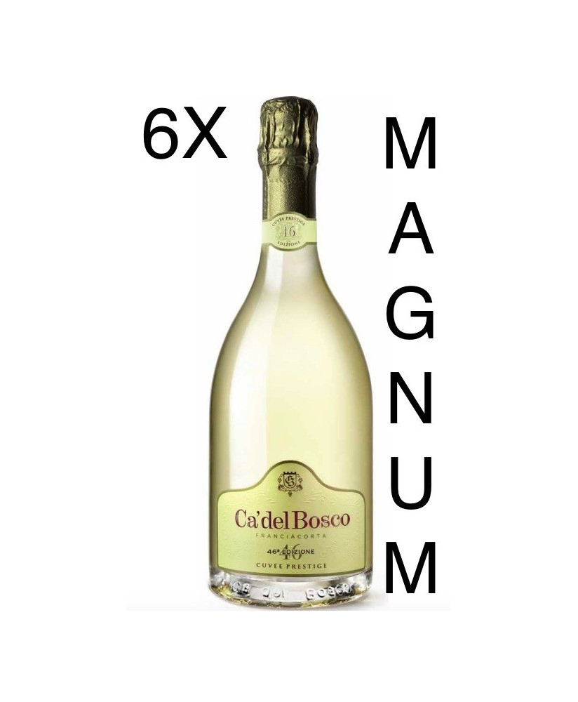 (6 BOTTIGLIE) Ca' del Bosco - Cuvee Prestige - Magnum - Franciacorta -  46ª Edizione - 150cl