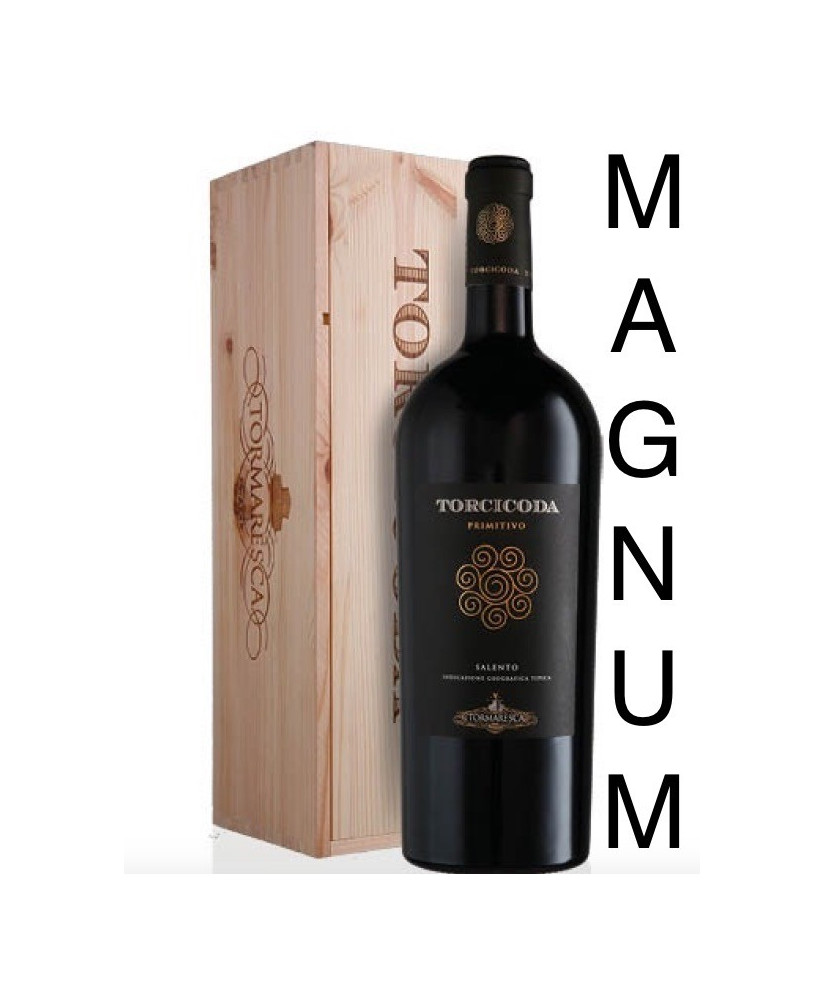 Vendita online Torcicoda Tormaresca, Primitivo del Salento IGT Magnum. Shop on line vini rossi pugliesi da 1,5 litri. Miglior pr